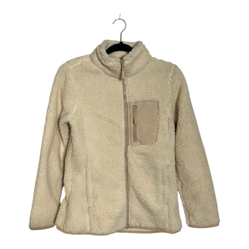 Amazon Essentials Tan Sherpa Full Zip Jacket Size XS NWT NEW